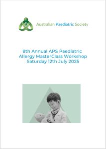 APS Allergy Workshop 2024 event program